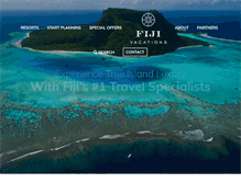 Tablet Screenshot of fijivacations.com